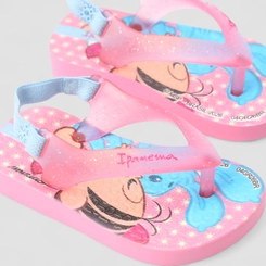 Chinelo Bebê Ipanema Turma Monica Rosa