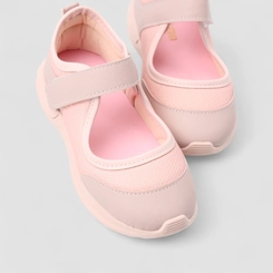 Tênis Casual Infantil Gabrielinha Boneca Mesh Tira Contato Rosa