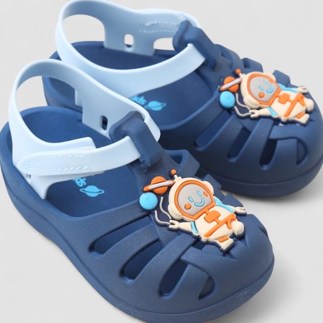 Babuche Infantil Grendene Kids Astronauta Azul