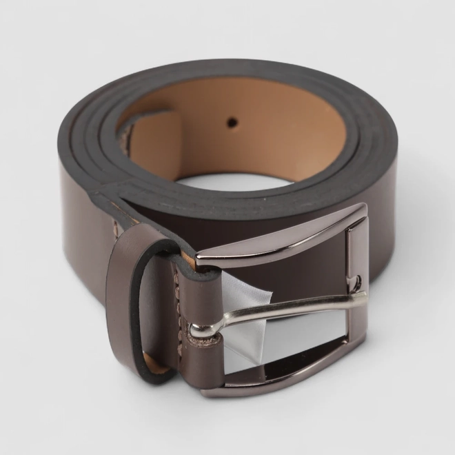 Cinto Masculino Pegada Couro Marrom