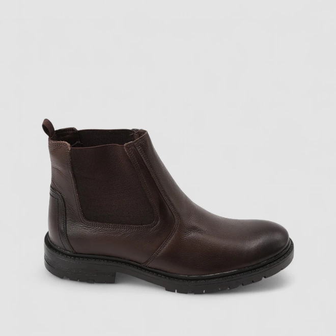 Bota Chelsea Masculina Bow River Couro Marrom