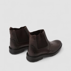 Bota Chelsea Masculina Bow River Couro Marrom