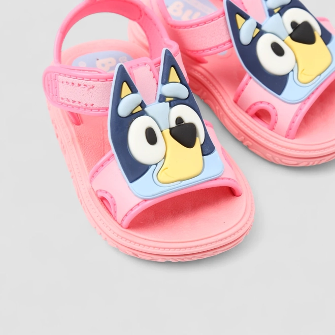 Sandália Bebê Grendene Kids Bluey Tira Contato Rosa