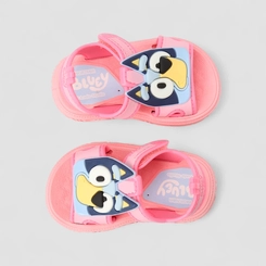 Sandália Bebê Grendene Kids Bluey Tira Contato Rosa