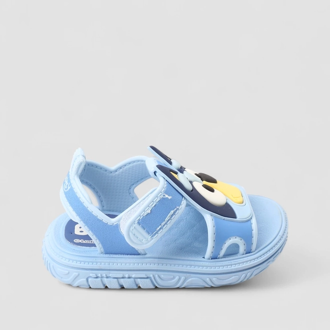 Sandália Bebê Grendene Kids Tira Contato Bluey Azul