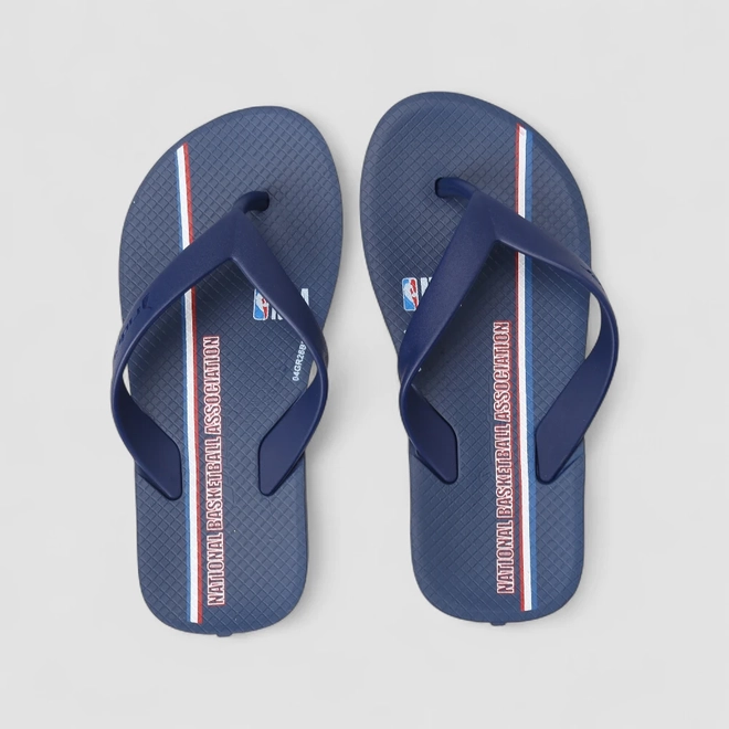 Chinelo Infantil Rider NBA Azul Marinho