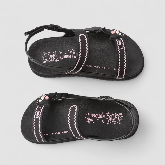 Sandália Infantil Grendene Kids Kuromi Preto