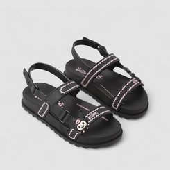 Sandália Infantil Grendene Kids Kuromi Preto
