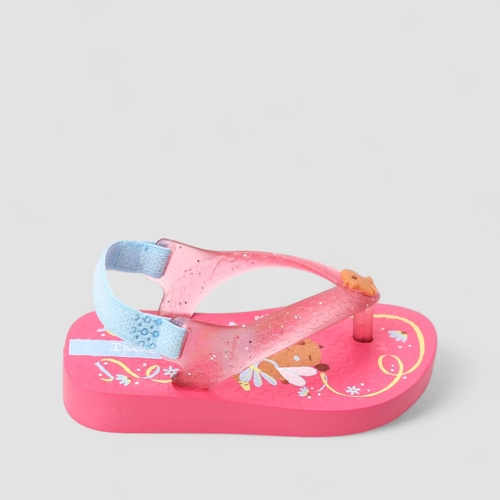Chinelo Bebê Ipanema Ursinho Rosa