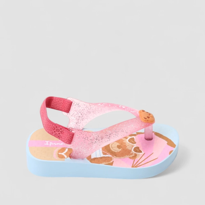 Chinelo Bebê Ipanema Ursinho Rosa