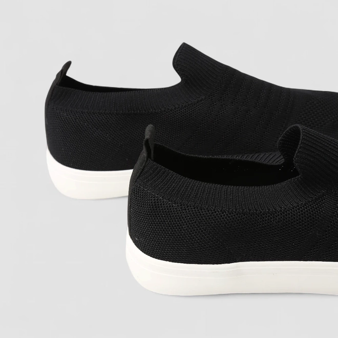 Slip On Masculino Mac & Jac Calce Fácil Conforto Preto