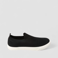 Slip On Masculino Mac & Jac Calce Fácil Conforto Preto