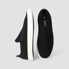 Slip On Masculino Mac & Jac Calce Fácil Conforto Preto