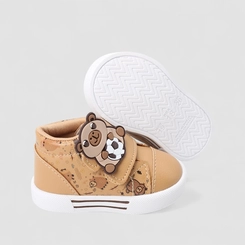 Tênis Casual Infantil Vertus Urso Bola Caramelo