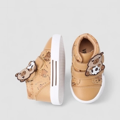 Tênis Casual Infantil Vertus Urso Bola Caramelo