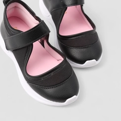 Tênis Casual Infantil Gabrielinha Boneca Tira Contato Preto