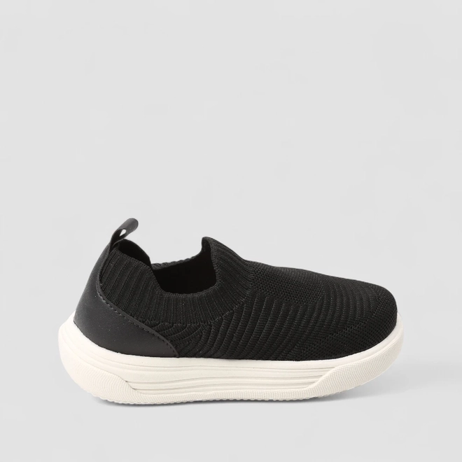 Slip On Infantil Vertus Knit Calce Fácil Preto