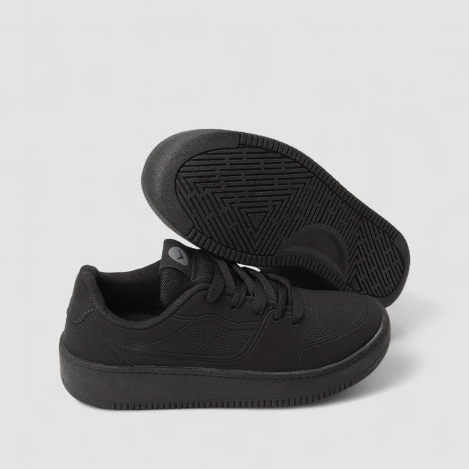 Tênis Casual Infantil Vertus Nobuck Preto