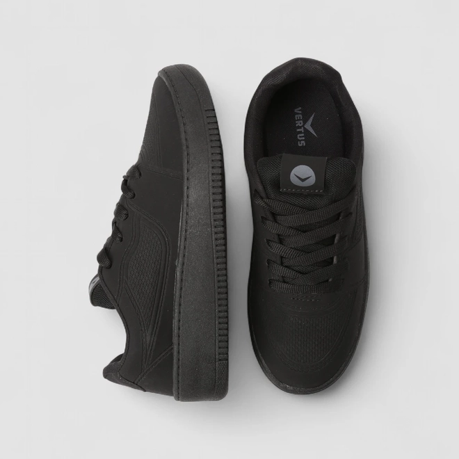 Tênis Casual Infantil Vertus Nobuck Preto