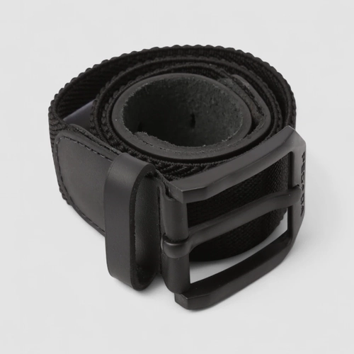 Cinto Masculino Pegada Couro Ajustável Em Elástico Preto