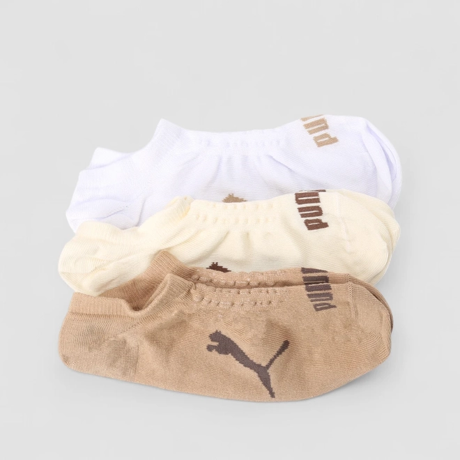 Kit Meia Sapatilha Masculina Puma 3 Pares 39-43 Multicolor