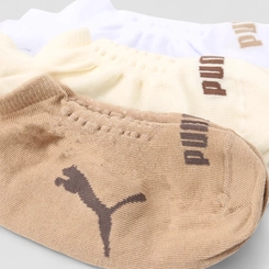 Kit Meia Sapatilha Masculina Puma 3 Pares 39-43 Multicolor