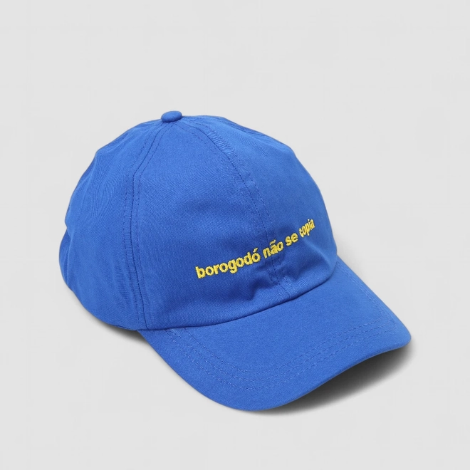 Boné STZ Aba Curva Borogodó Não Se Copia Azul