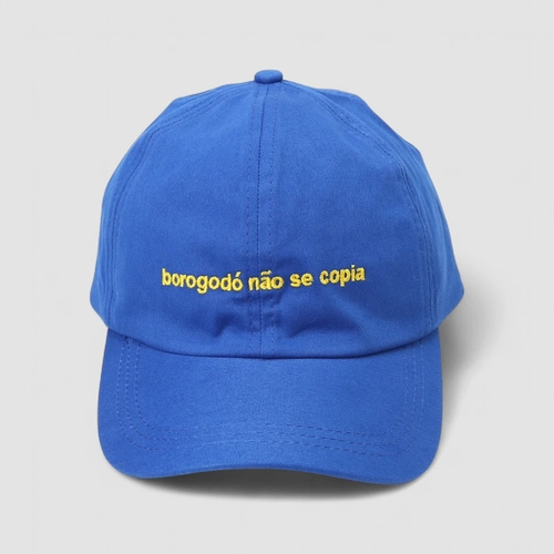 Boné STZ Aba Curva Borogodó Não Se Copia Azul