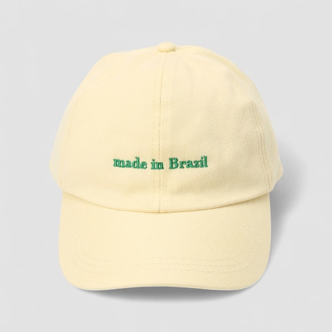 Boné STZ Aba Curva Made In Brazil Amarelo