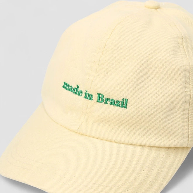 Boné STZ Aba Curva Made In Brazil Amarelo