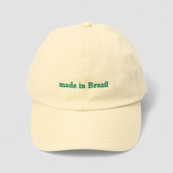 Boné STZ Aba Curva Made In Brazil Amarelo