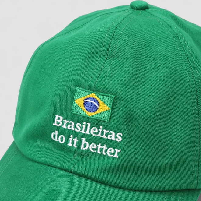 Boné STZ Aba Curva Brasileiras Do It Better Verde