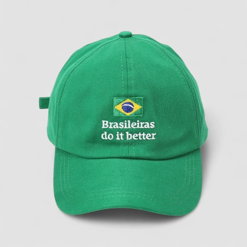 Boné STZ Aba Curva Brasileiras Do It Better Verde