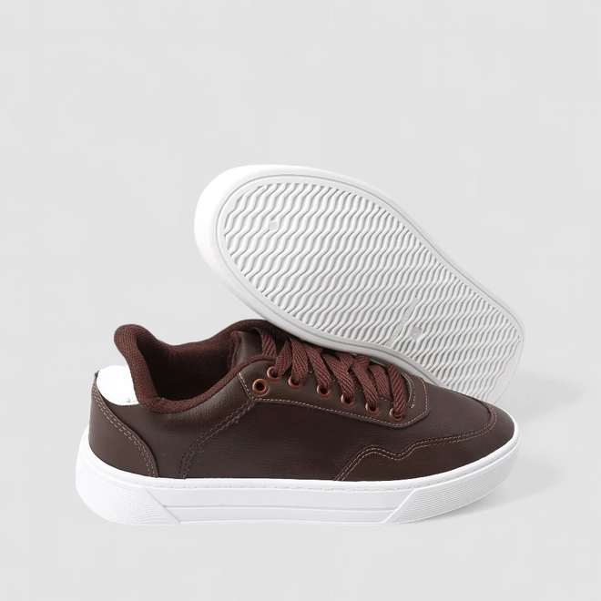 Sapatênis Masculino Star Feet Marrom