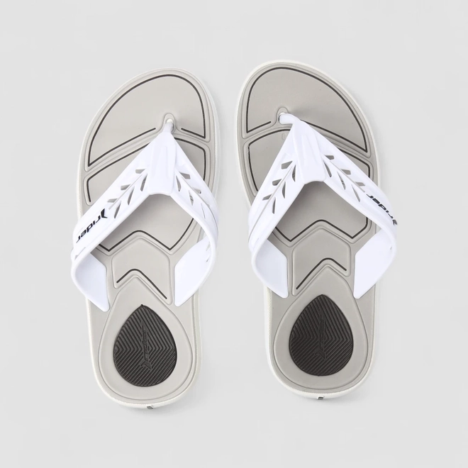 Chinelo Masculino Rider Branco & Cinza