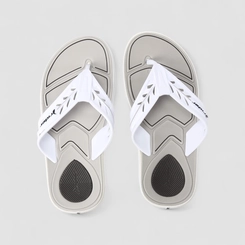 Chinelo Masculino Rider Branco & Cinza