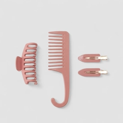 Kit Para Penteados de Cabelo Gabriela Beauty Rosa