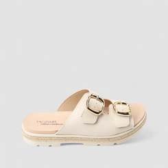 Tamanco Feminino Modare Ultraconforto Fivelas Off White