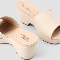 Tamanco Feminino Modare Ultraconforto Anabela Creme