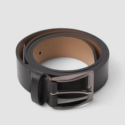 Cinto Masculino Pegada Couro Preto