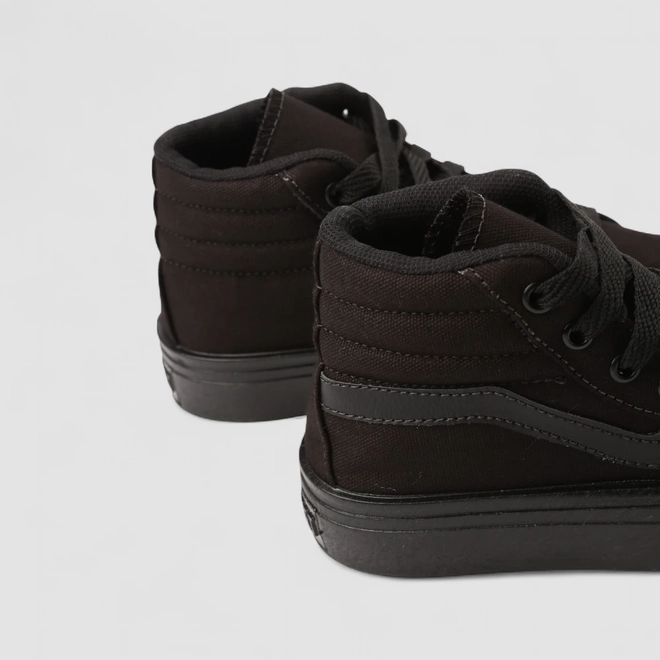 Tênis Casual Feminino Star Feet Cano Alto Preto