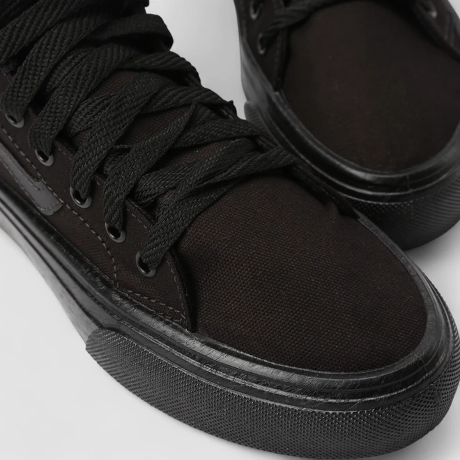 Tênis Casual Feminino Star Feet Cano Alto Preto