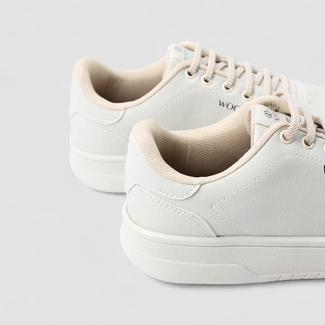 Tênis Casual Masculino Woche Elástico Off-White