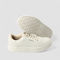 Tênis Casual Masculino Woche Elástico Off-White