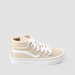 Tênis Casual Feminino Star Feet Cano Médio Bege