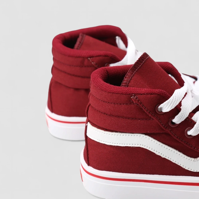 Tênis Casual Feminino Star Feet Cano Médio Vinho