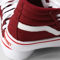 Tênis Casual Feminino Star Feet Cano Médio Vinho