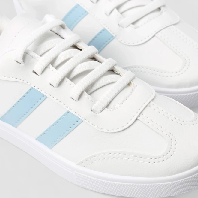 Tênis Casual Feminino Penélope Branco & Azul