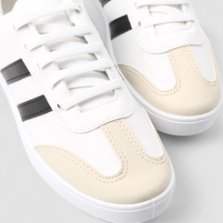 Tênis Casual Feminina Penélope Branco & Preto