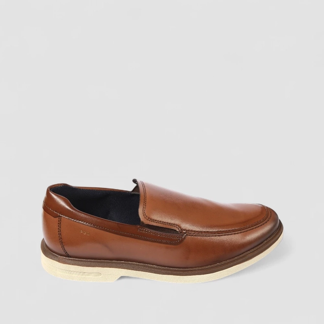 Sapato Social Masculino Pegada Original Loafer Marrom